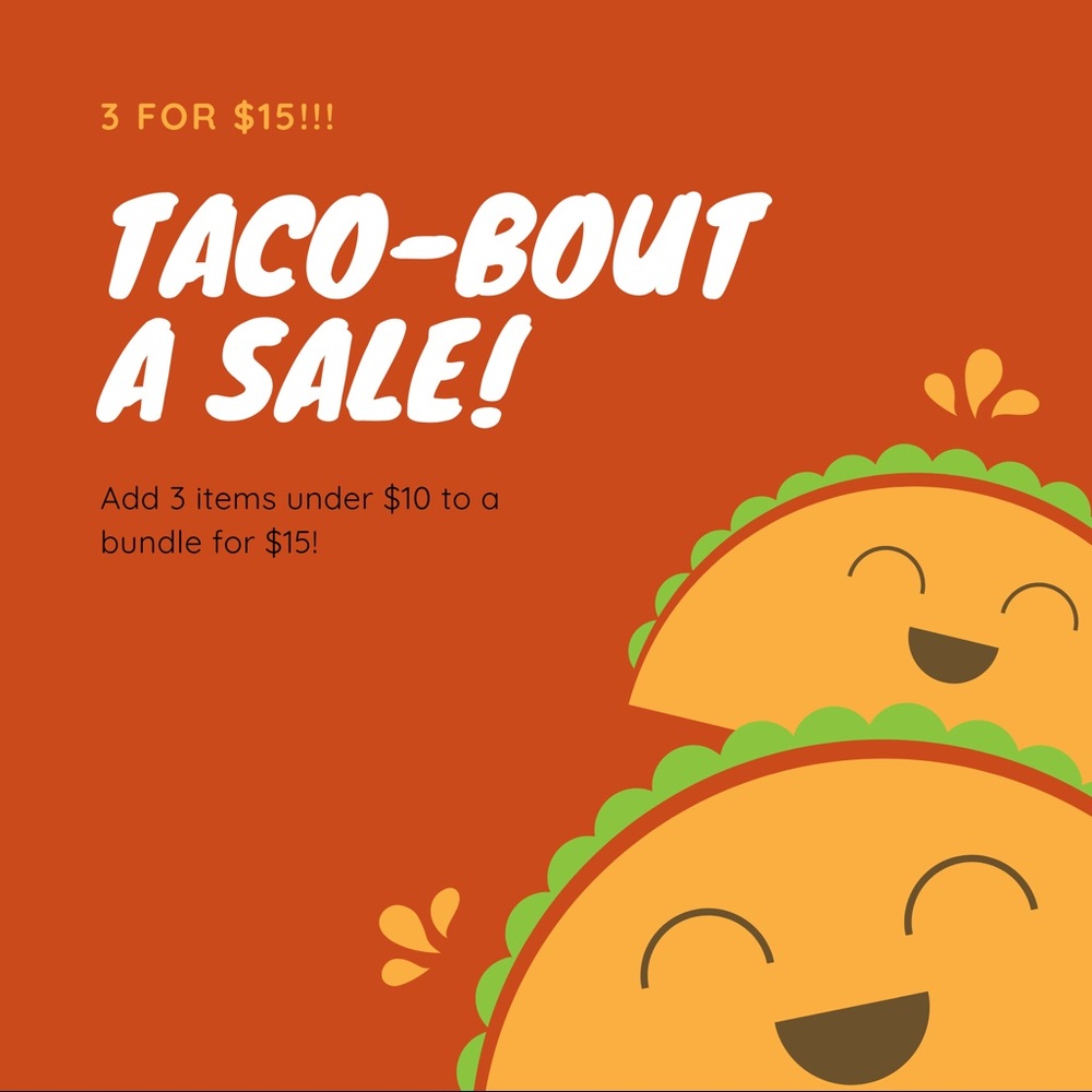 ⭐️ 3 for $15!❗️